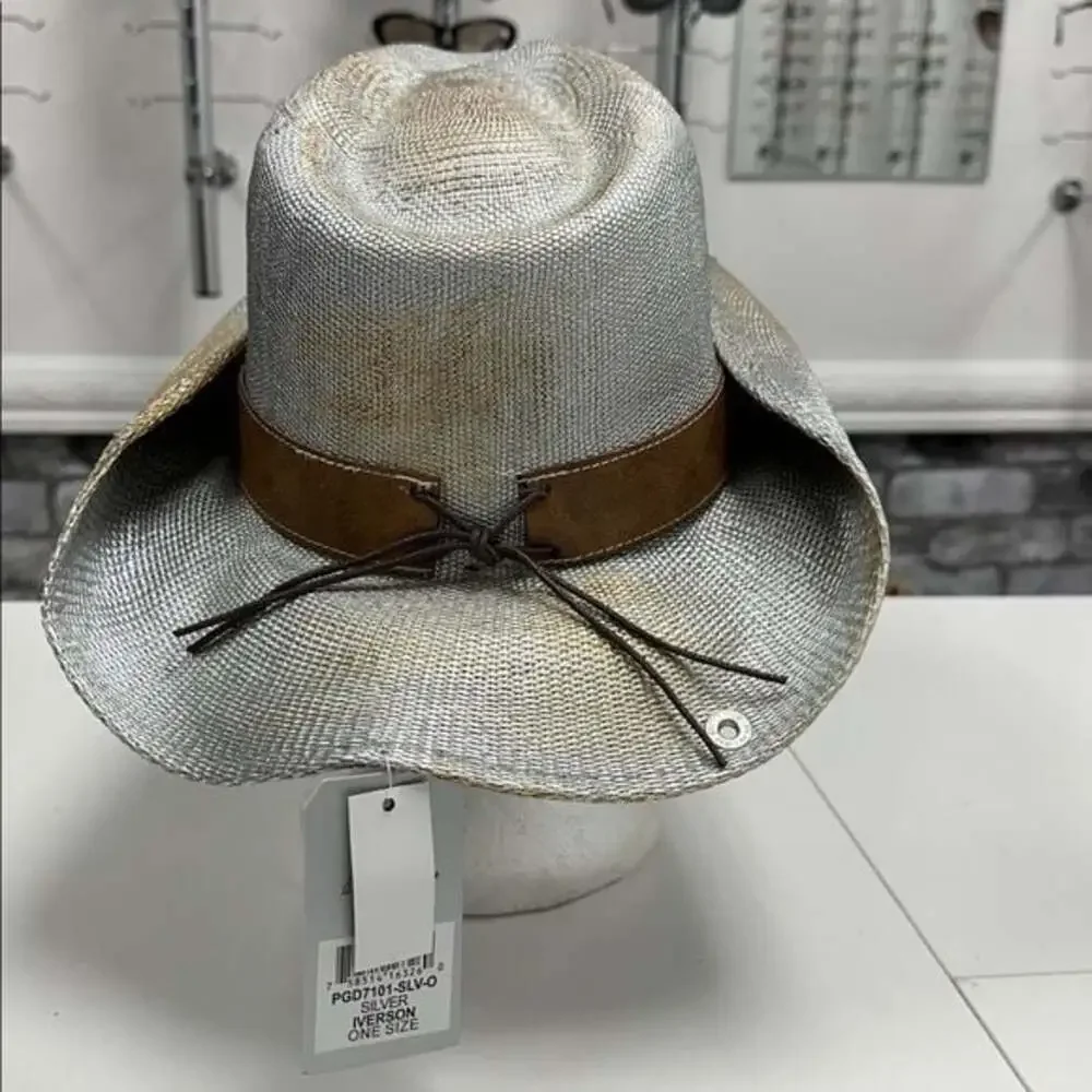 Stylish Silver and Brown Cowboy Hat